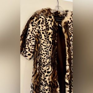 Adrienne Landau Rabbit Fur Coat